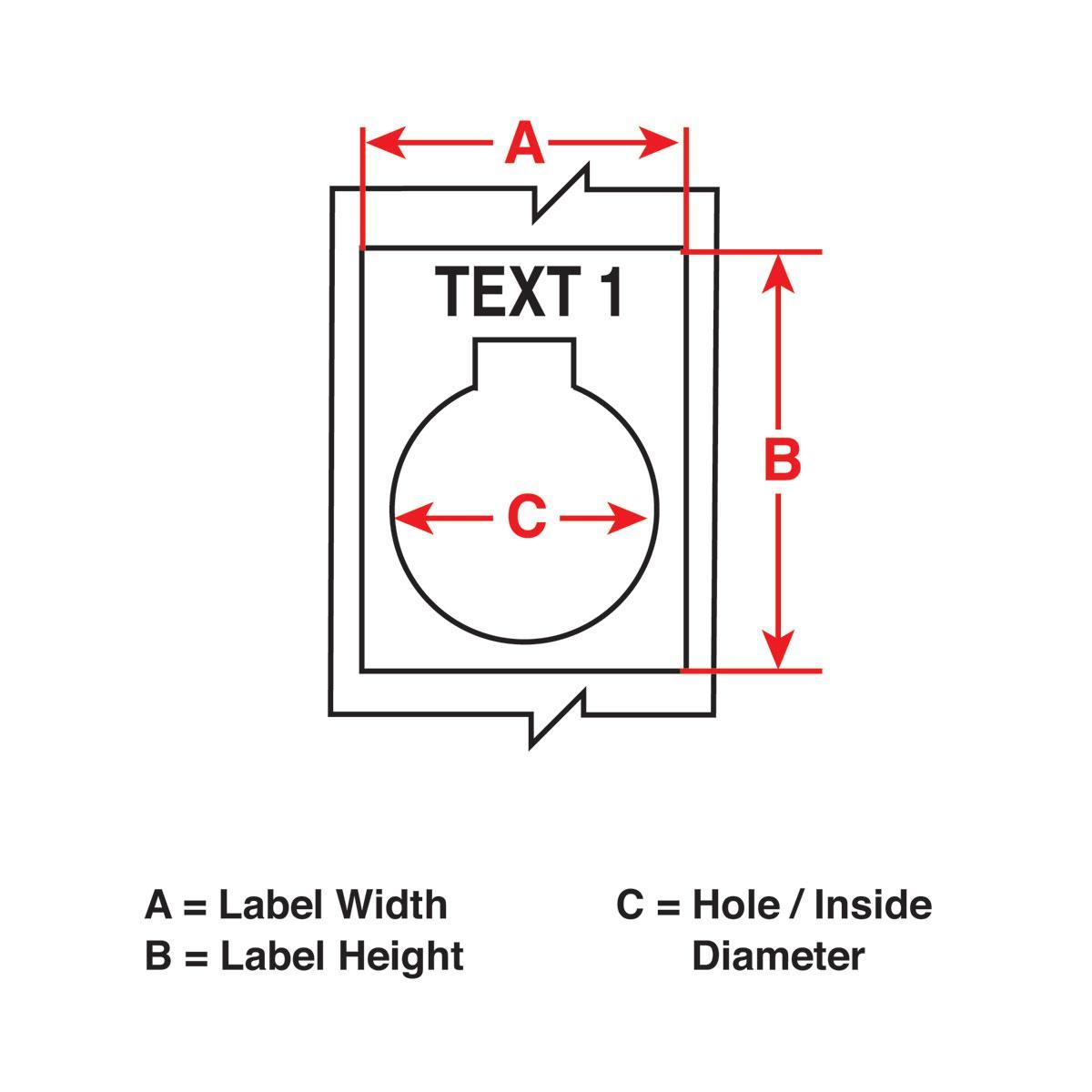 Brady® PTLEP-169-593-YL Safety & Facility Labels