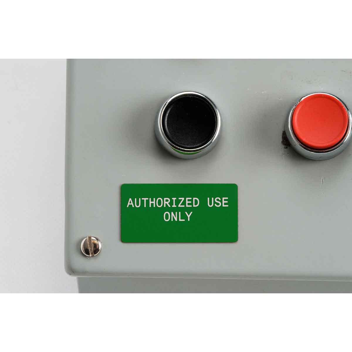 Brady® PTLEP-173-593-GN Safety & Facility Labels
