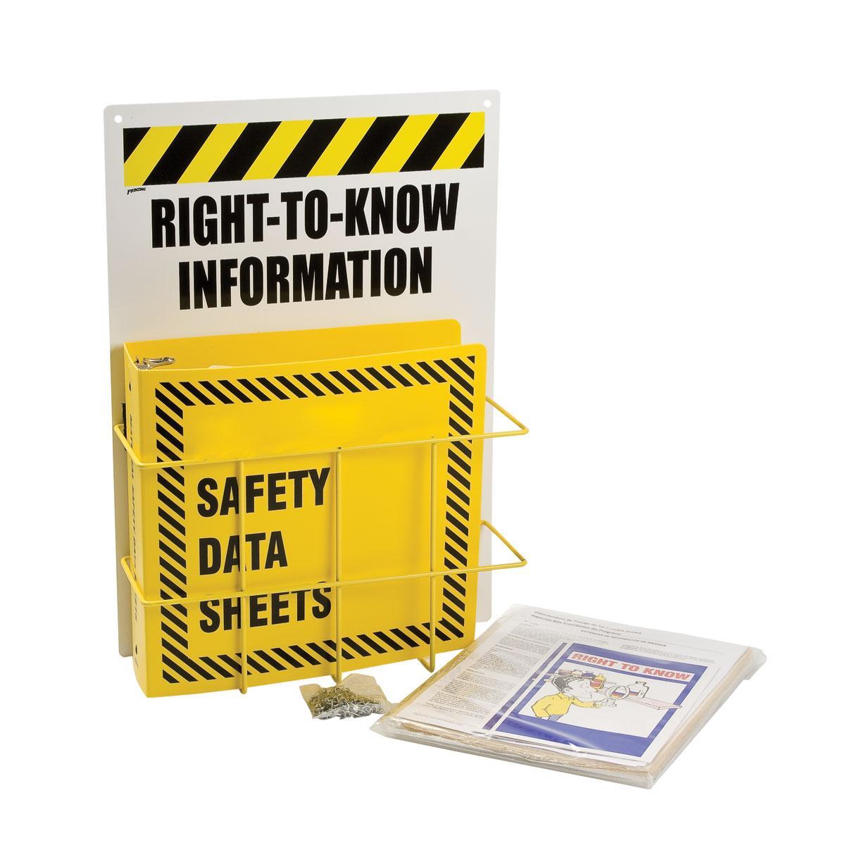 Brady® RK419Y-E Right-To-Know Stations