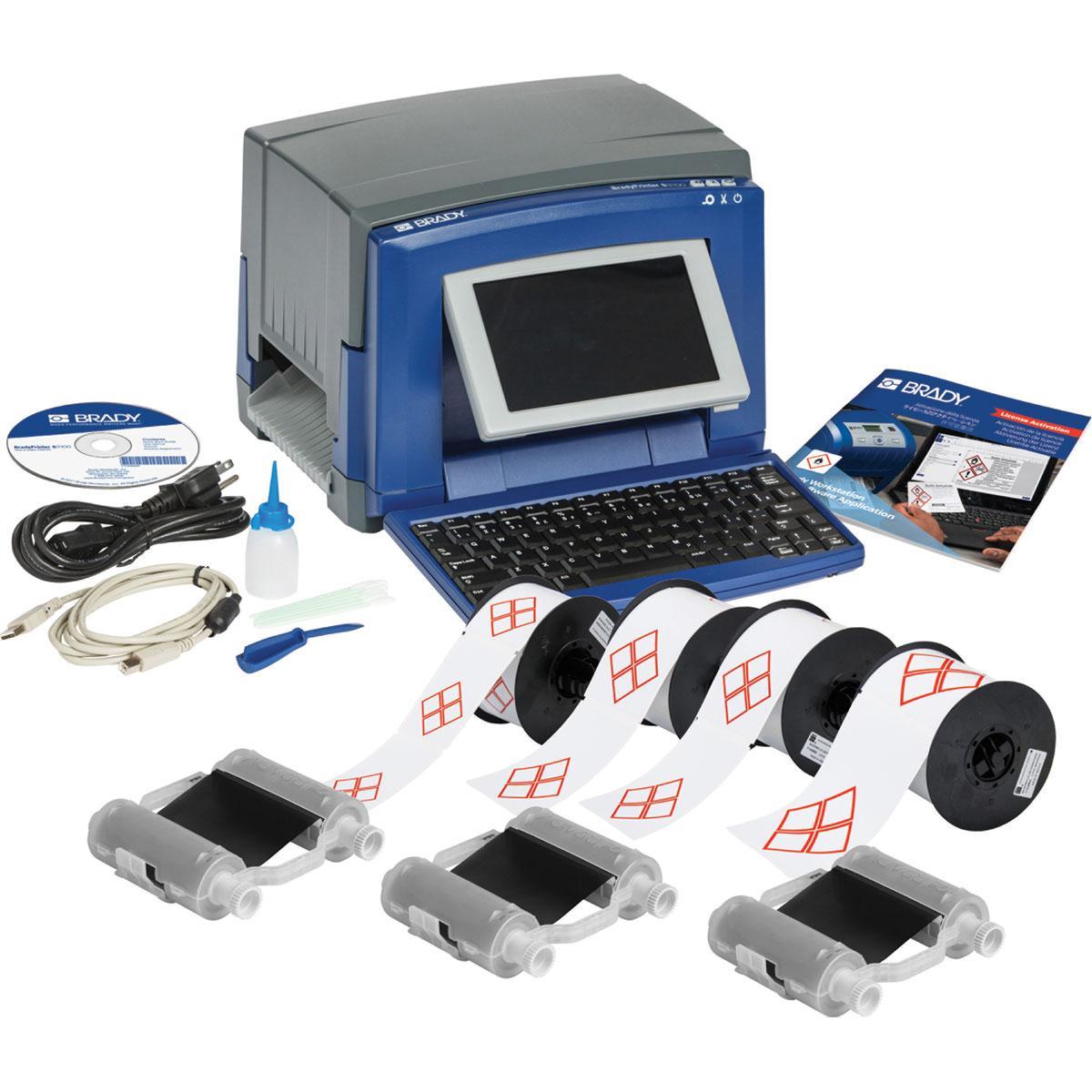 Brady® S3100W-GHS-KIT Label Printers