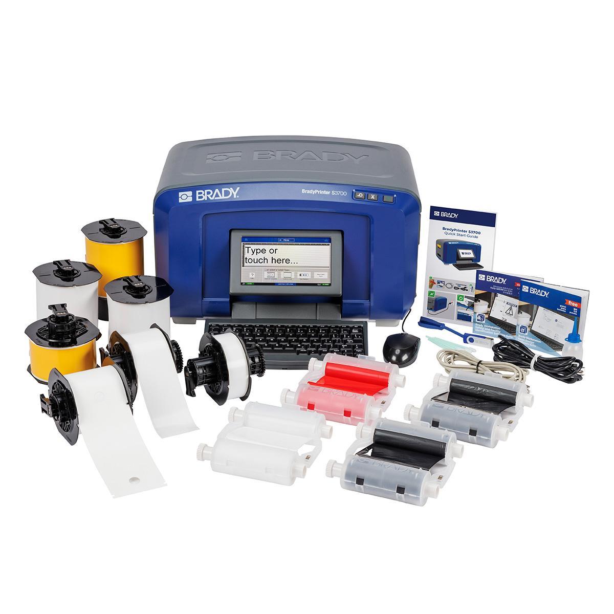 Brady® S3700-KIT-STARTER Label Printers