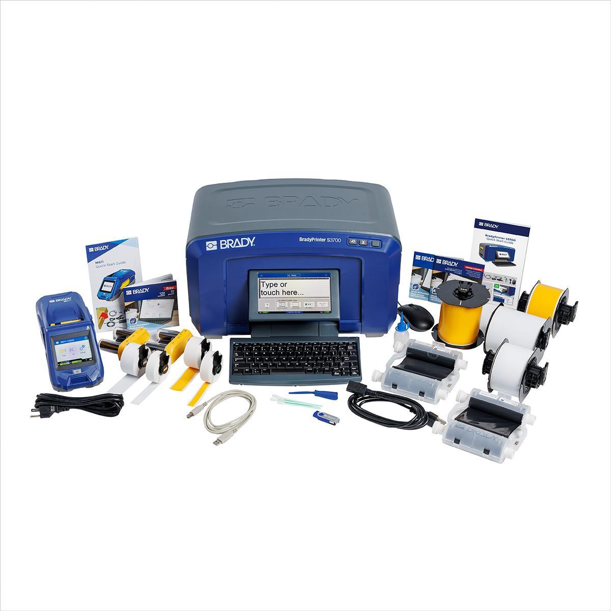 Brady® S3700-M611-KIT Label Printers