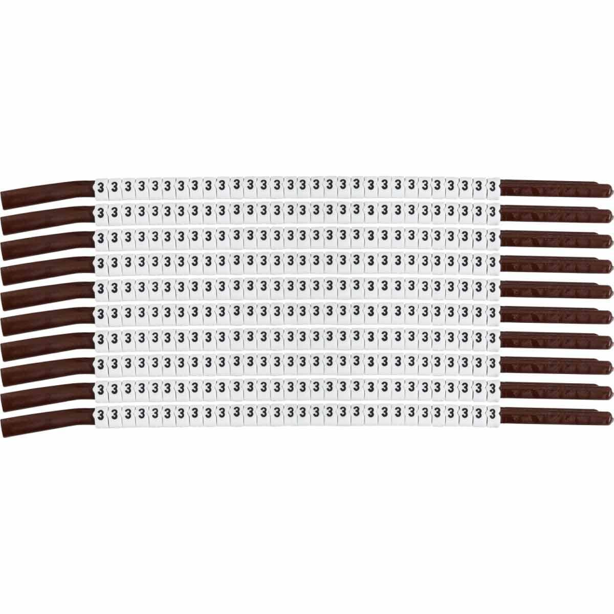 Brady® SCN15-3 Clip on Wire Markers