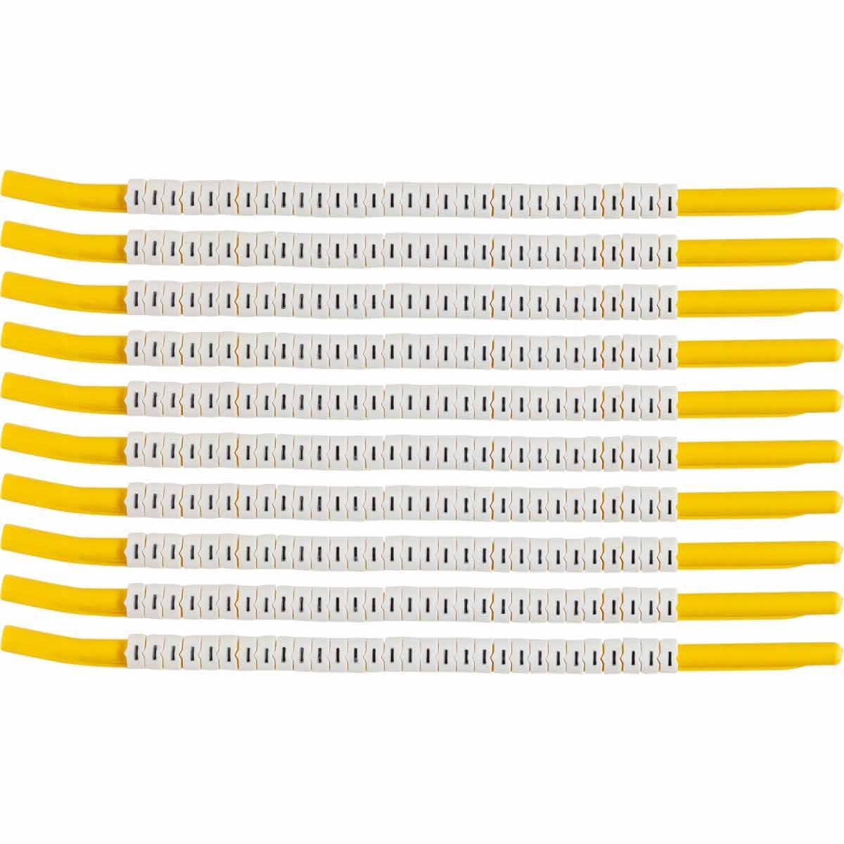Brady® SCN18-I-CAP Clip on Wire Markers