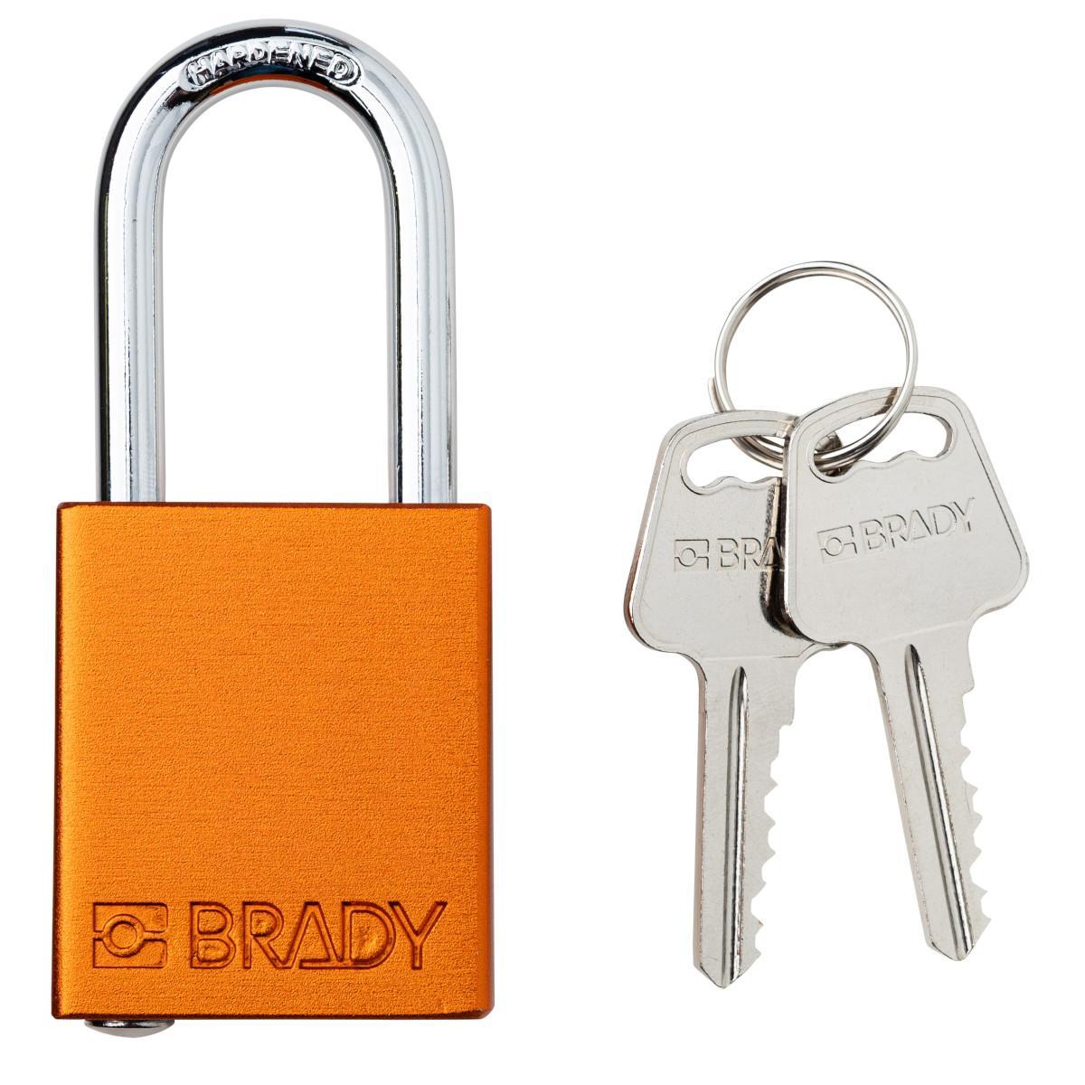 Brady® SDAL-ORG-38ST-KD Lockout Padlocks