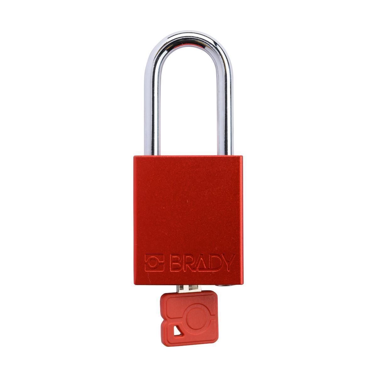 Brady® SDAL-RED-38ST-KA12 Lockout Padlocks