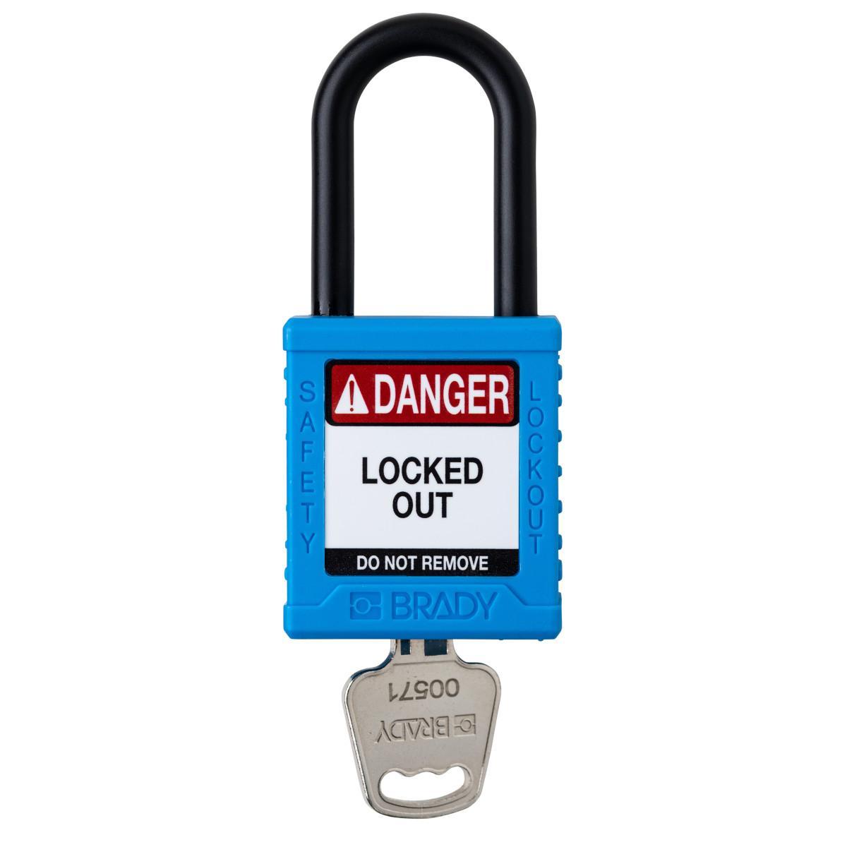 Brady® SDPL-BLU-38PL-KD Lockout Padlocks