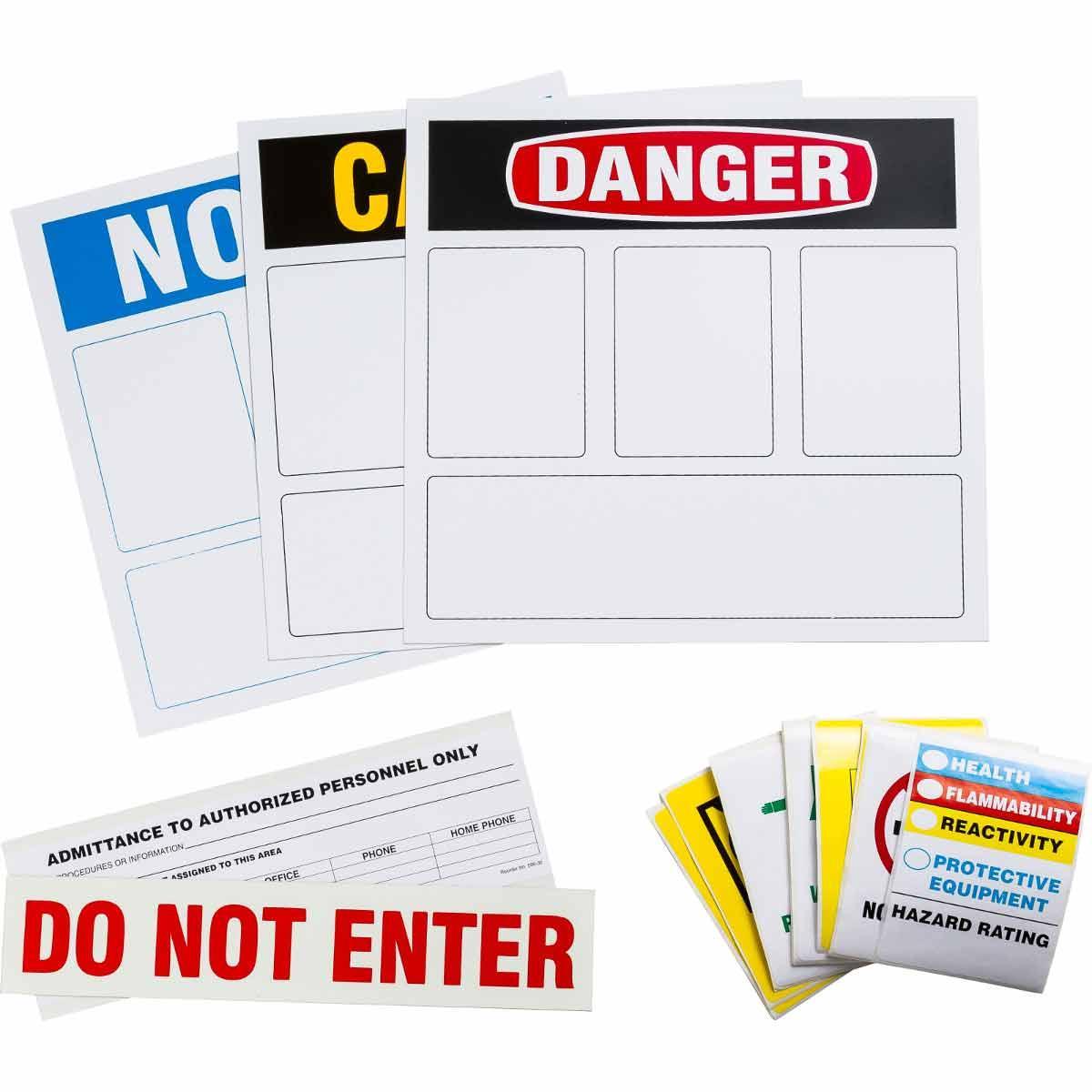 Brady® SK758E Accident Prevention Signs