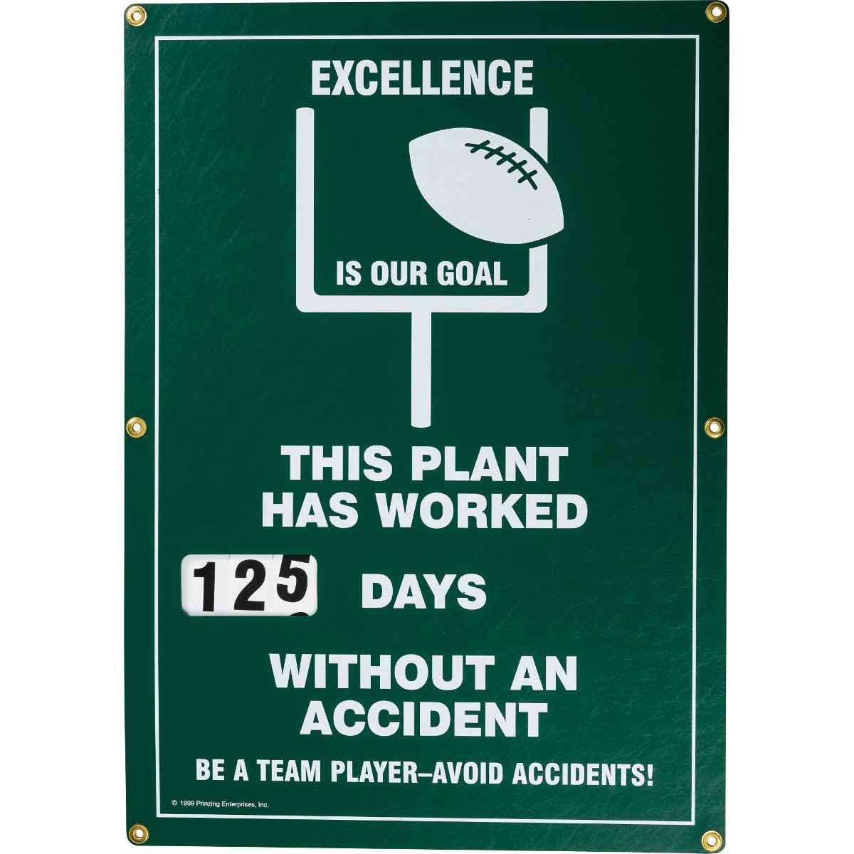 Brady® SM349E Accident Prevention Signs