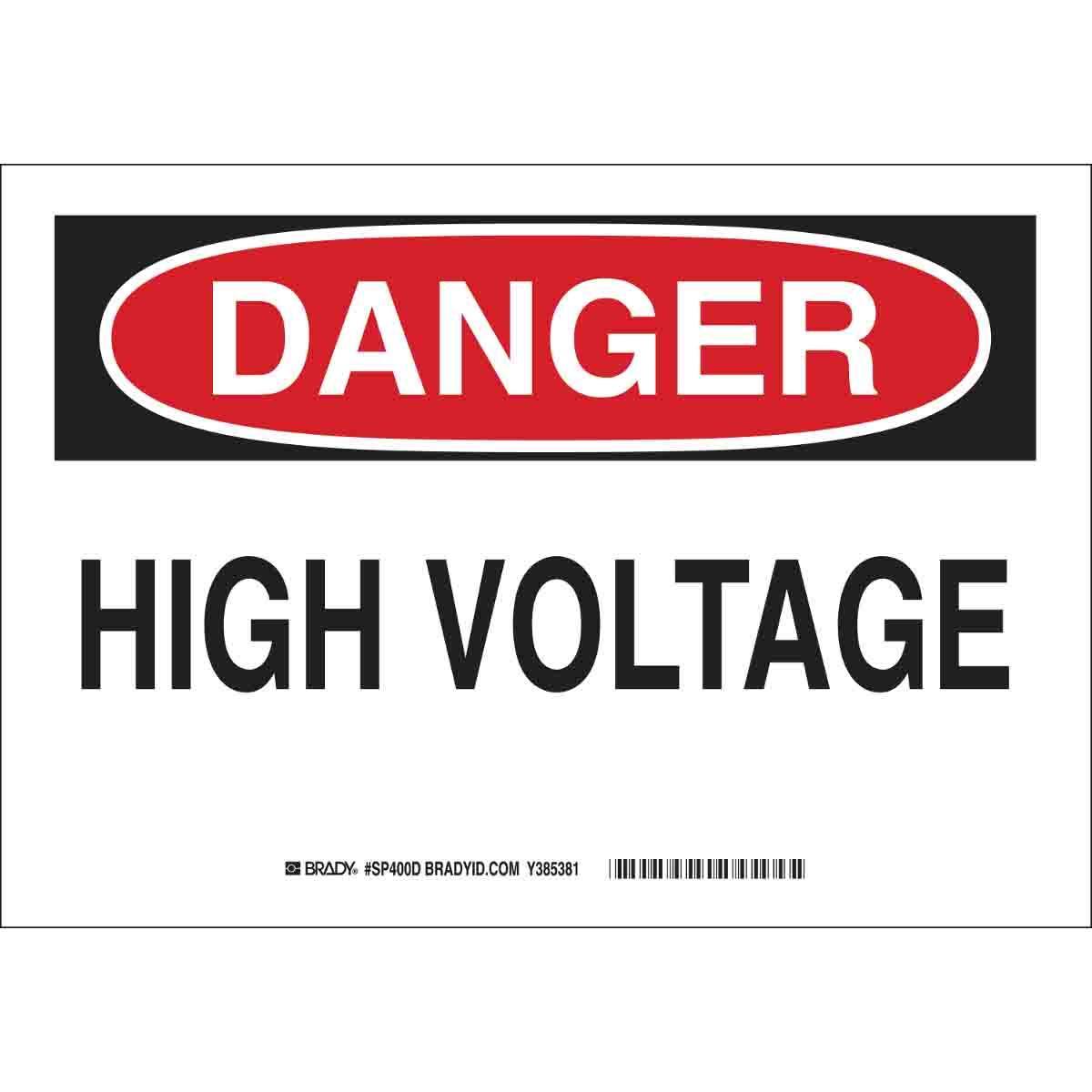 Brady® SP400D Accident Prevention Signs