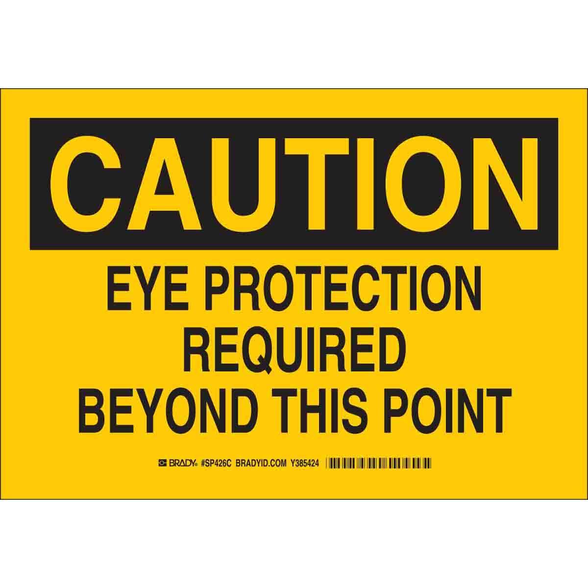 Brady® SP426C Accident Prevention Signs
