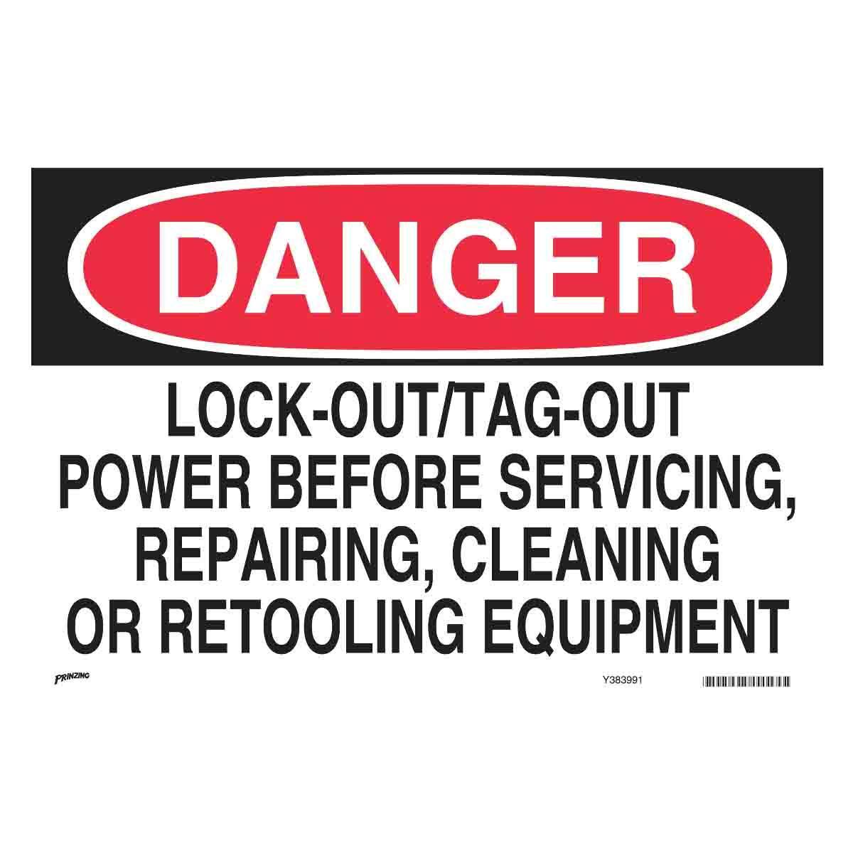 Brady® SP468D Accident Prevention Signs