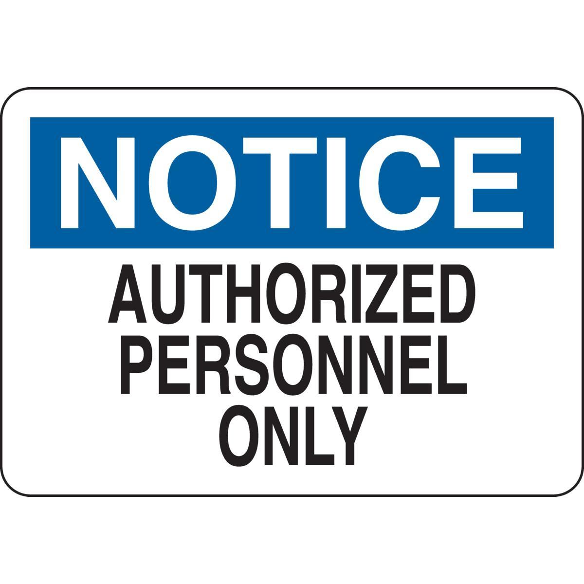 Brady® 116183 Access & Security Signs