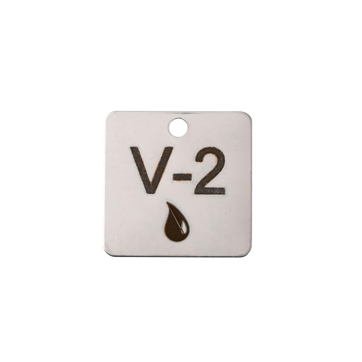 Brady® TAG-V7-SS-2IN Valve Tags