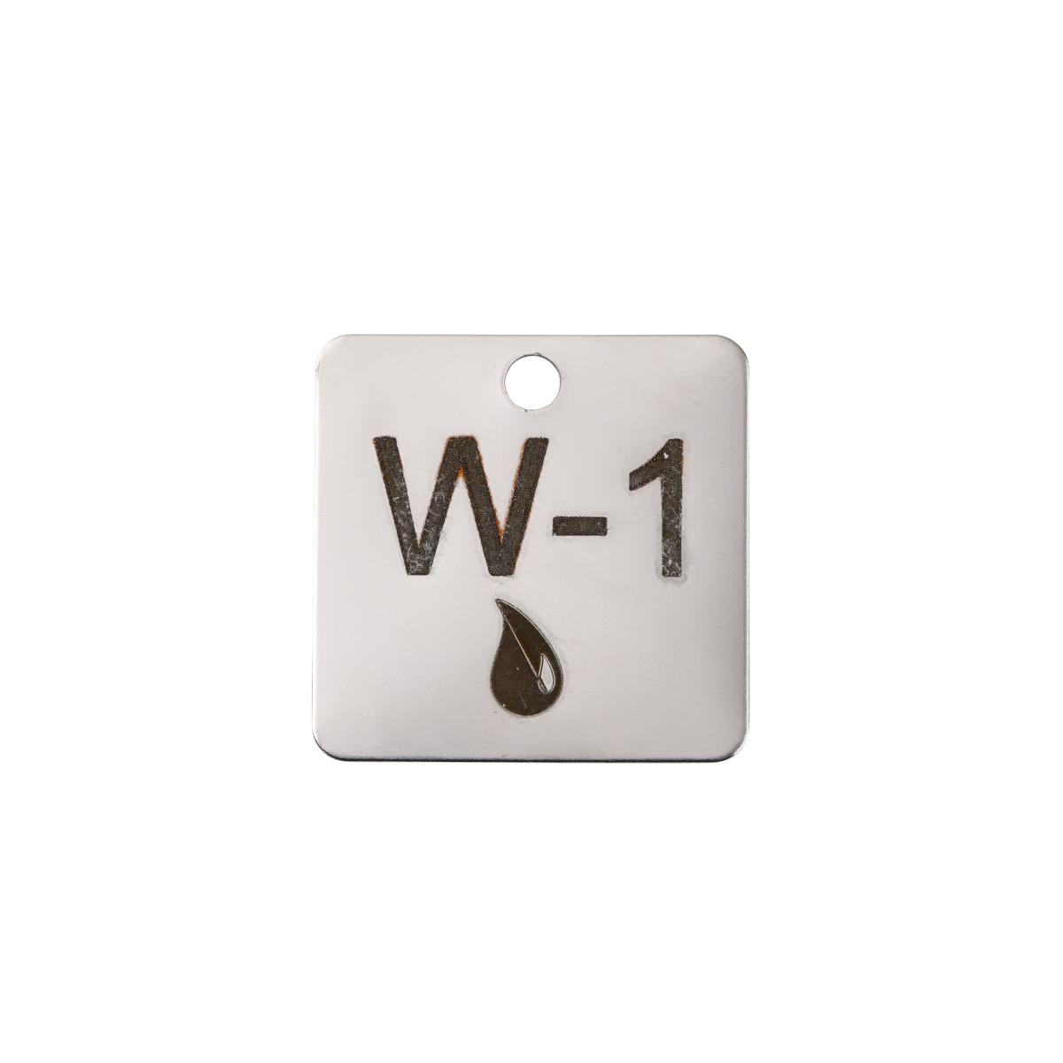 Brady® TAG-W3-SS-1.5IN Valve Tags