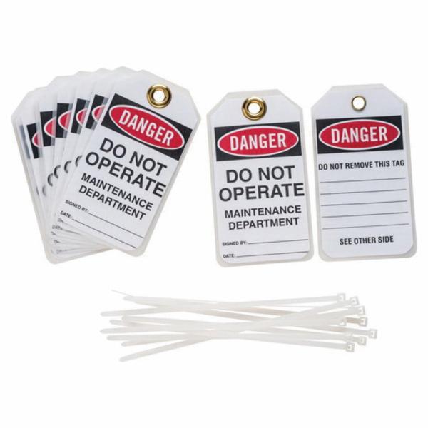 Brady® TG002E-LAM-10 Safety & Facility Tags
