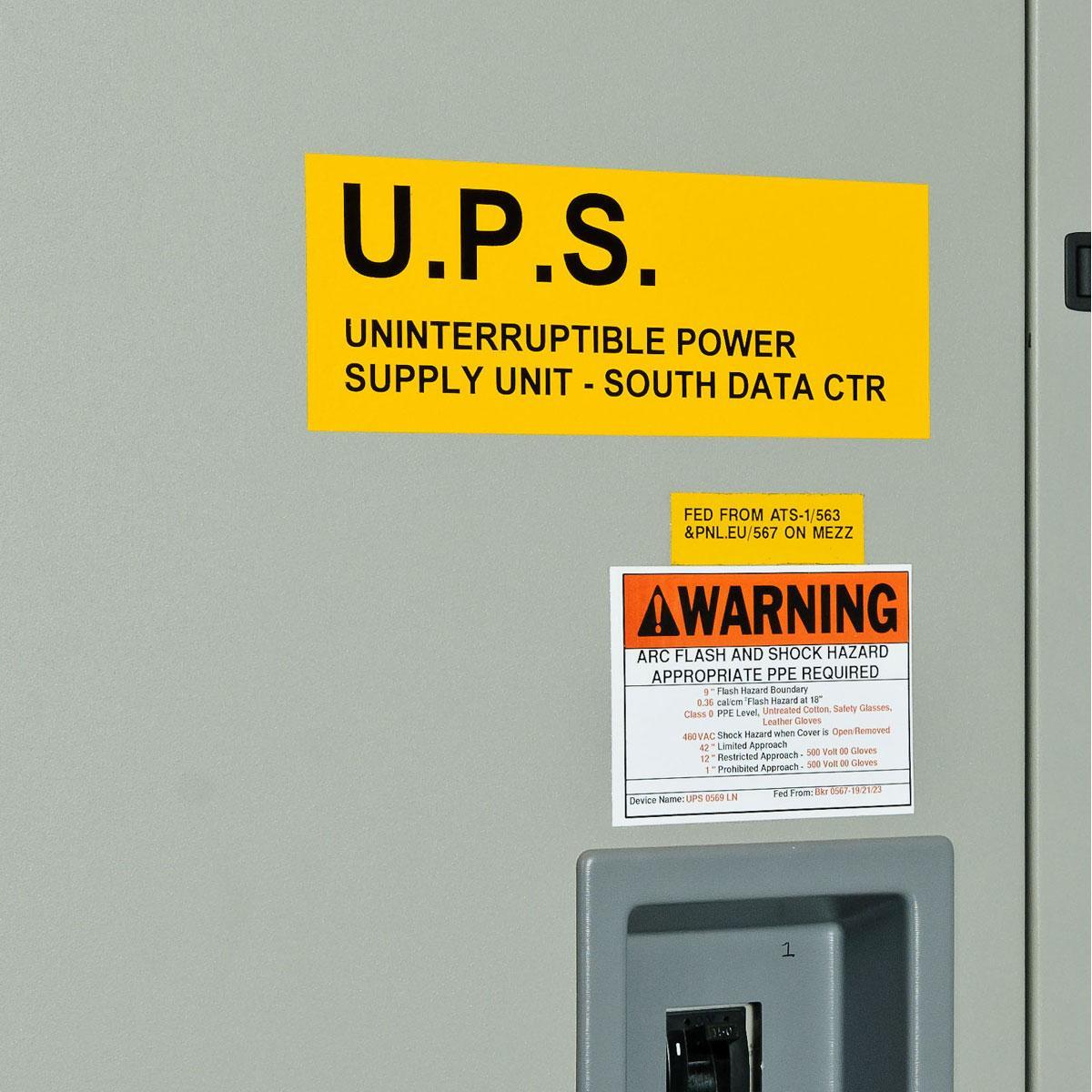 Brady® THT-25-423-.5-YL Wire & Component Labels