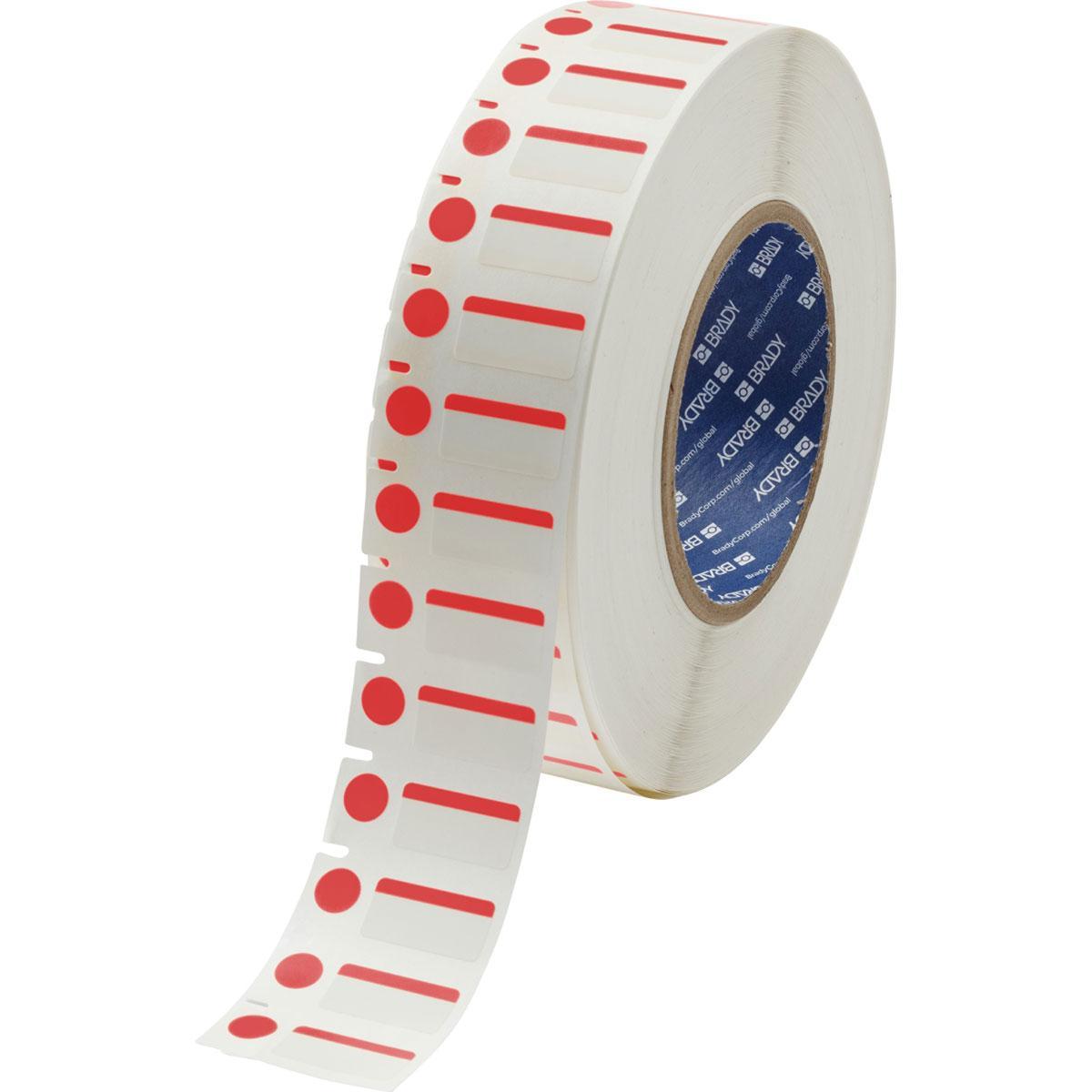 Brady® THT-250-494-RD Blank Labels & Preprinted Headers