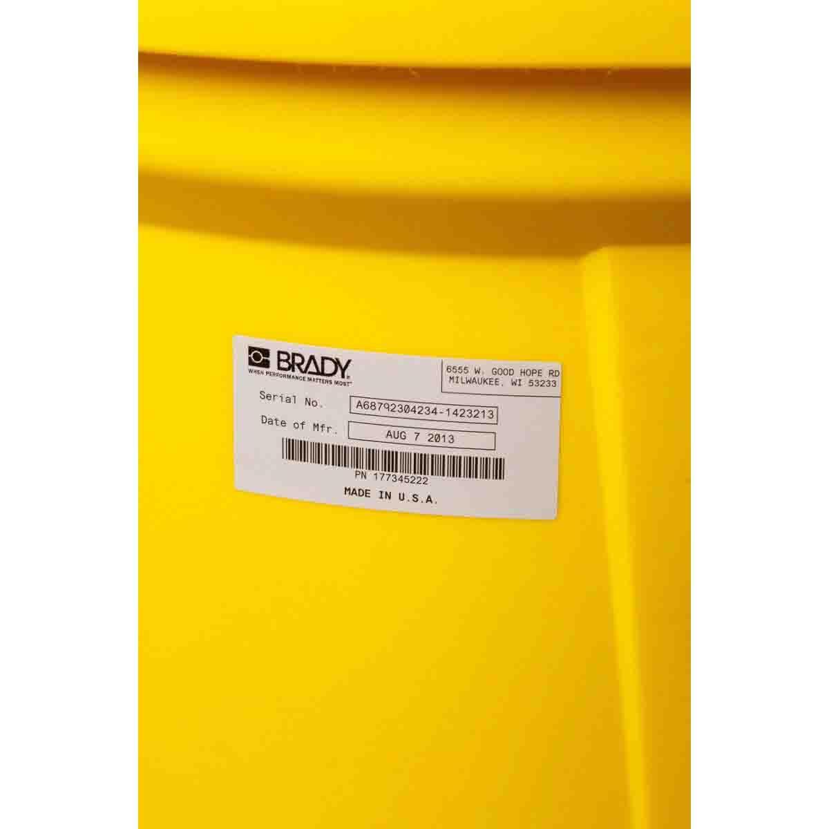 Brady® THT-55-483-1 Wire & Component Labels