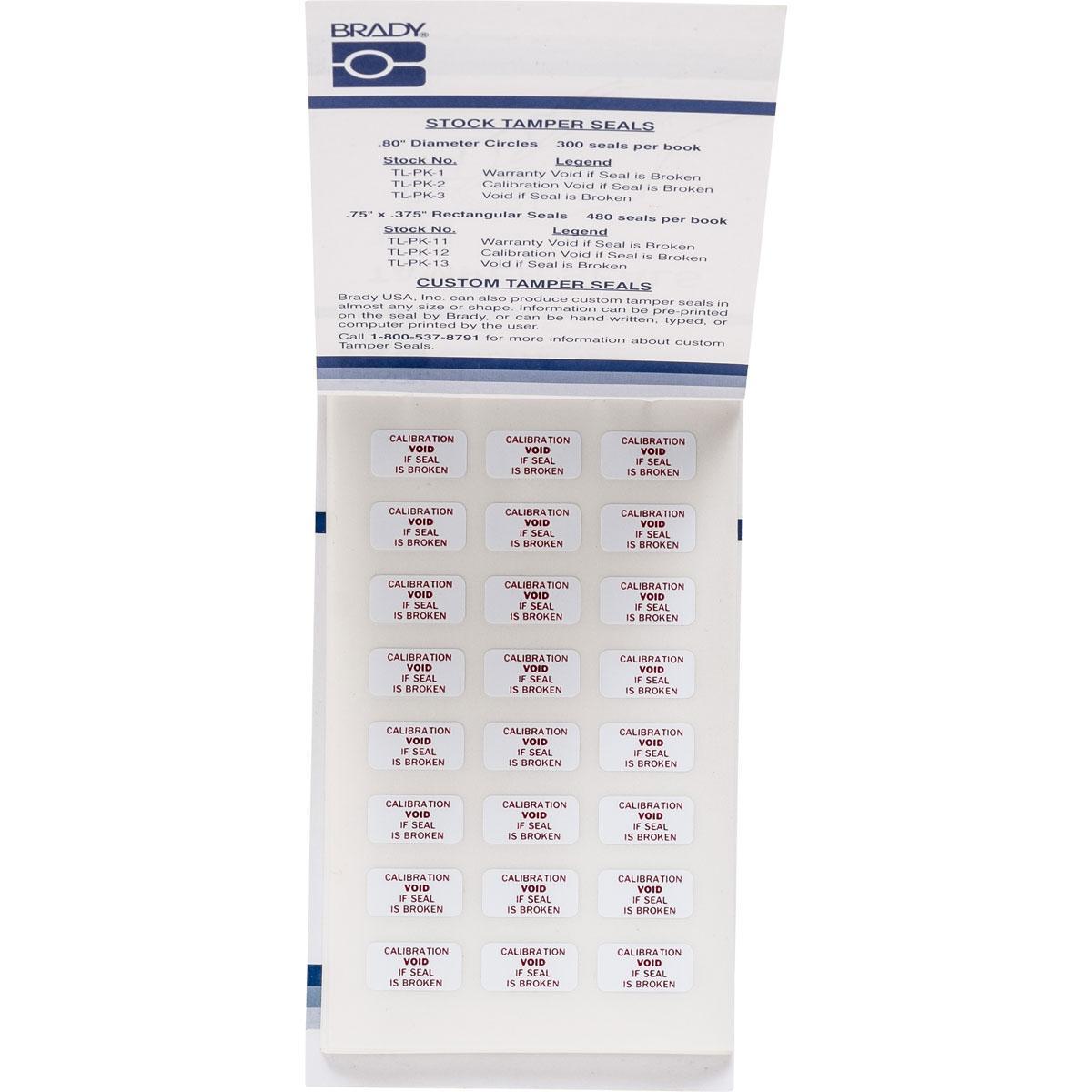 Brady® TL-PK-12 Safety & Facility Labels