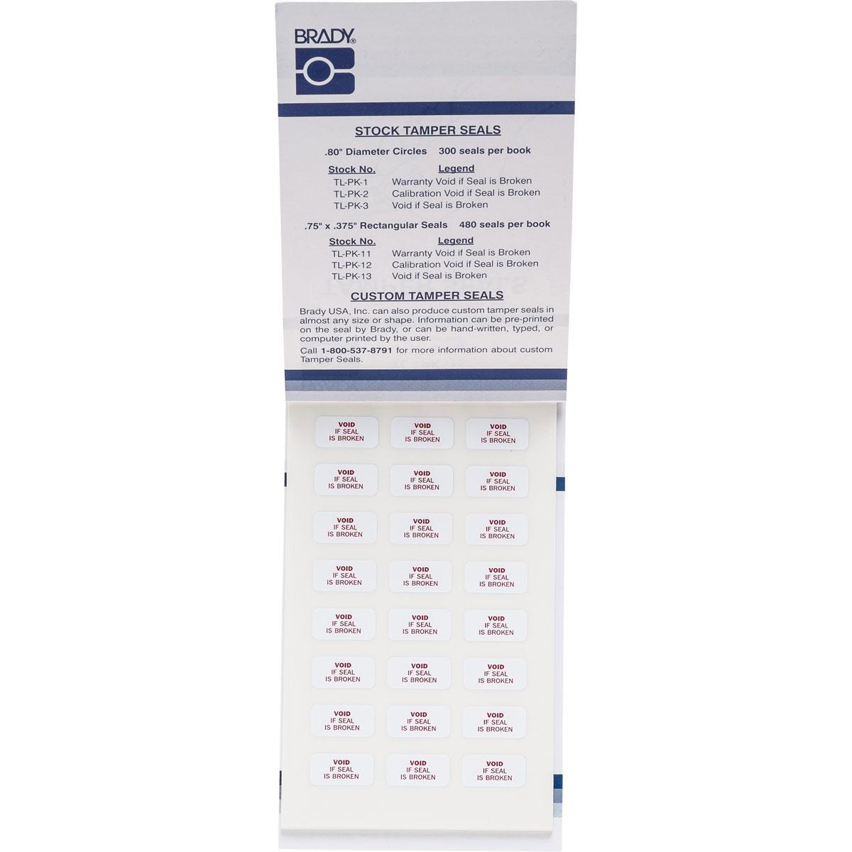 Brady® TL-PK-13 Safety & Facility Labels