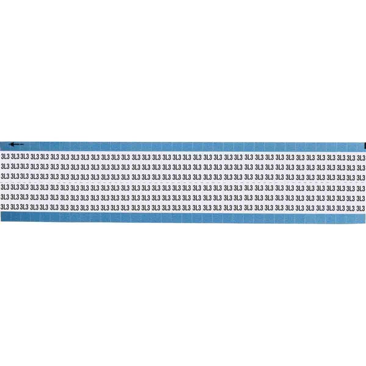 Brady® TWM-3L3-SC-PK Wire Marker Cards