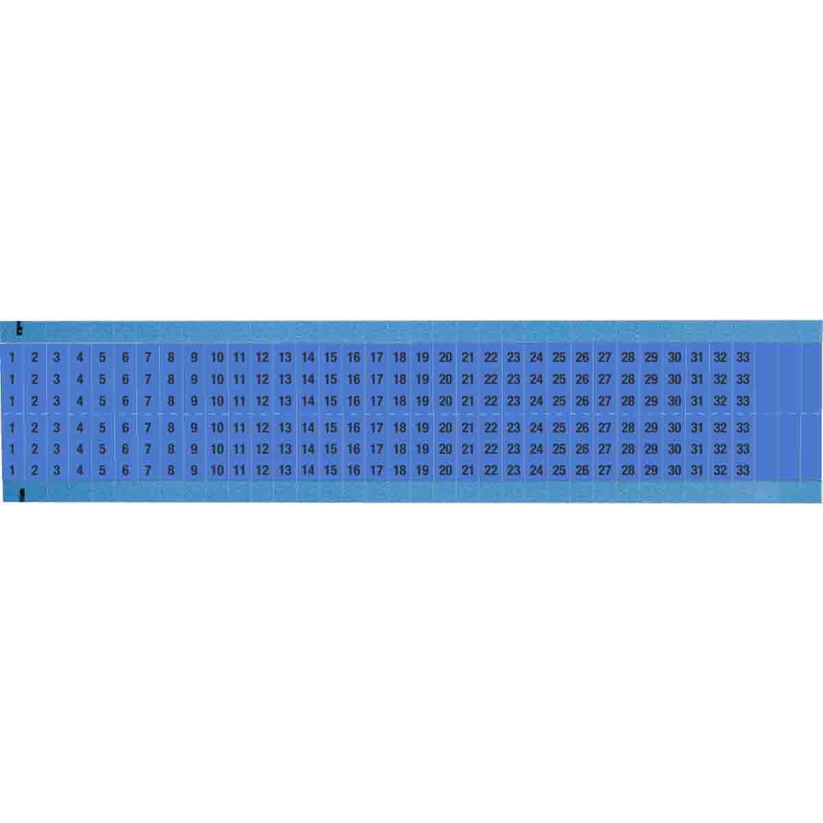 Brady® WM-1-33-BL-SC-PK Wire Marker Cards