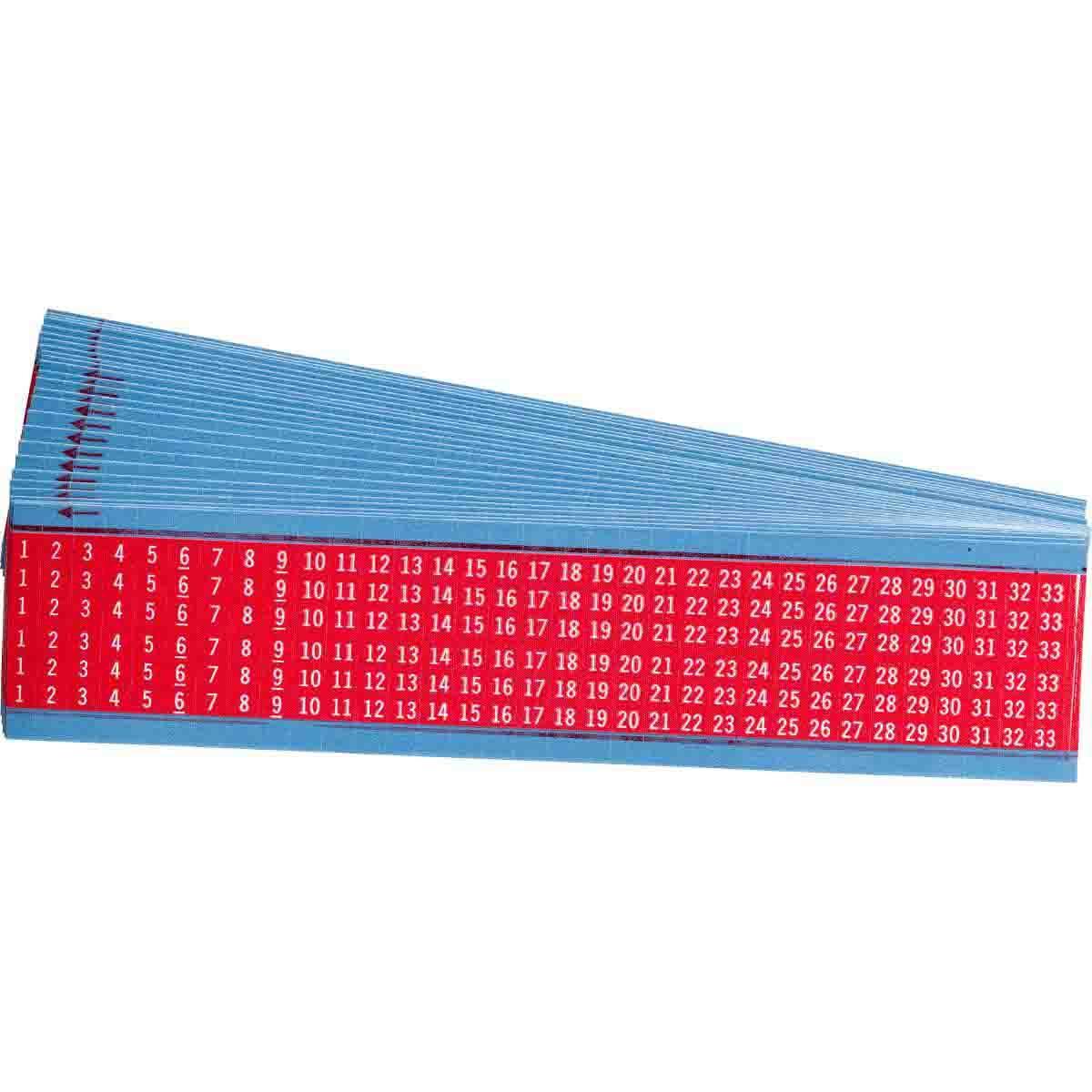 Brady® WM-1-33-RD-PK Wire Marker Cards