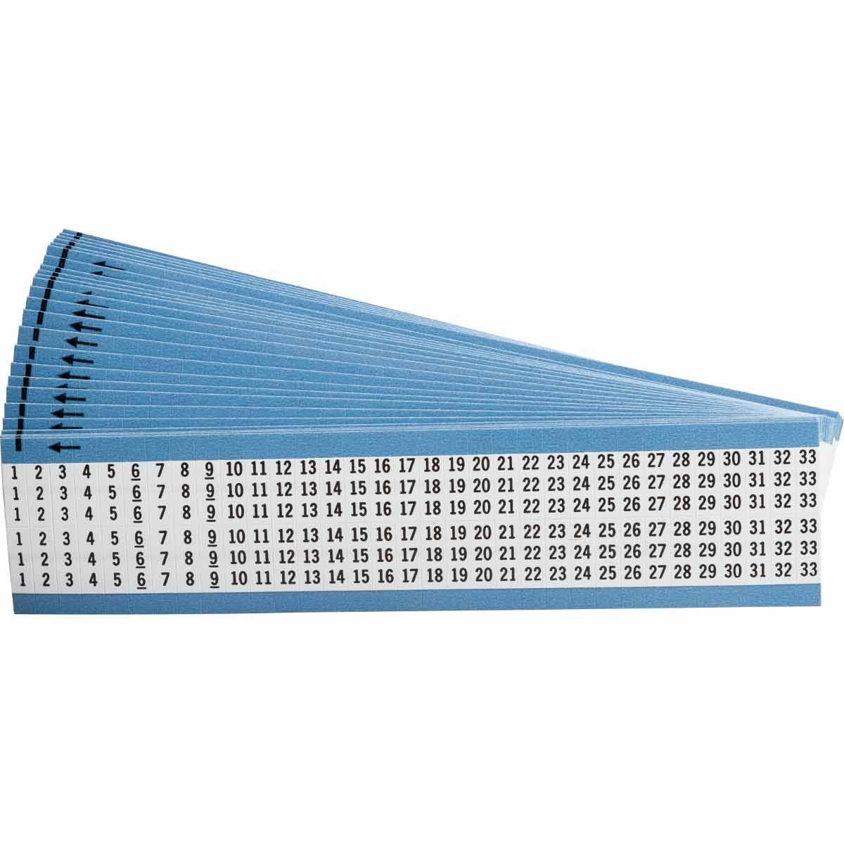 Brady® WM-1-33-SC-PK Wire Marker Cards