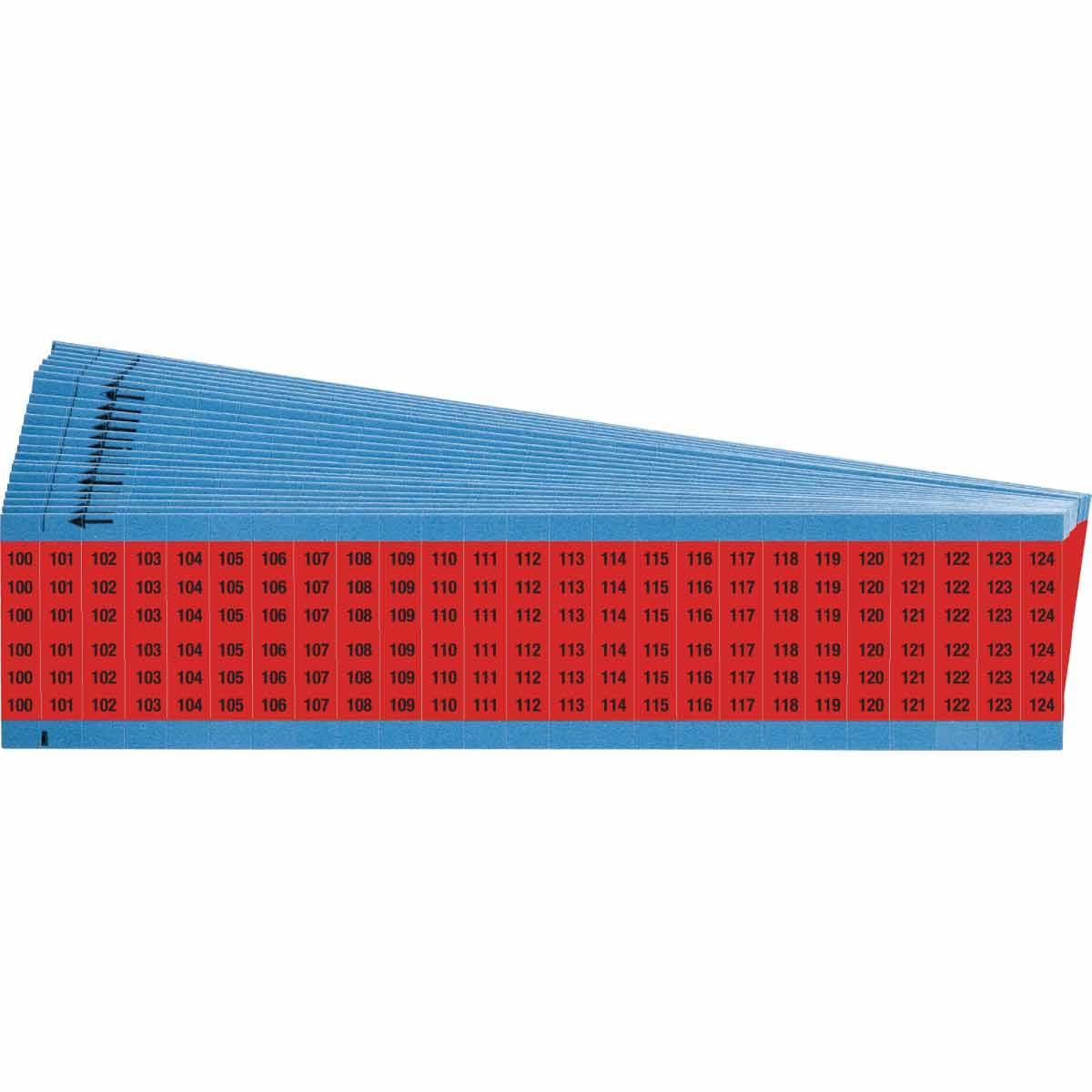 Brady® WM-100-124-RD-PK Wire Marker Cards