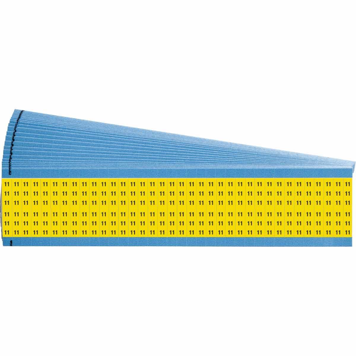 Brady® WM-11-YL-PK Wire Marker Cards