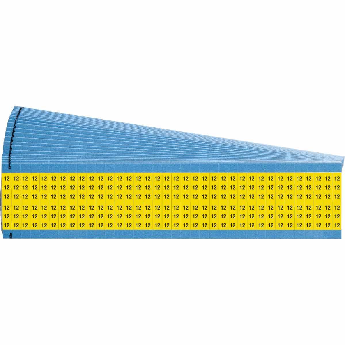 Brady® WM-12-YL-PK Wire Marker Cards