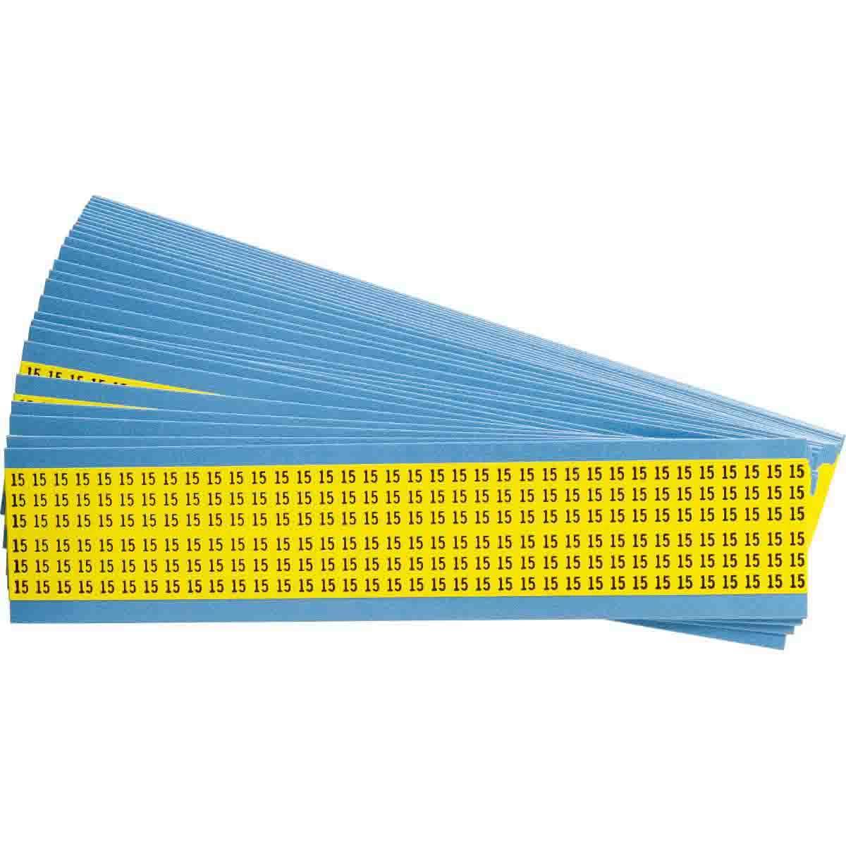 Brady® WM-15-YL-PK Wire Marker Cards