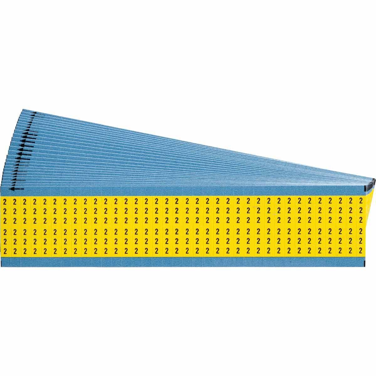 Brady® WM-2-YL-PK Wire Marker Cards
