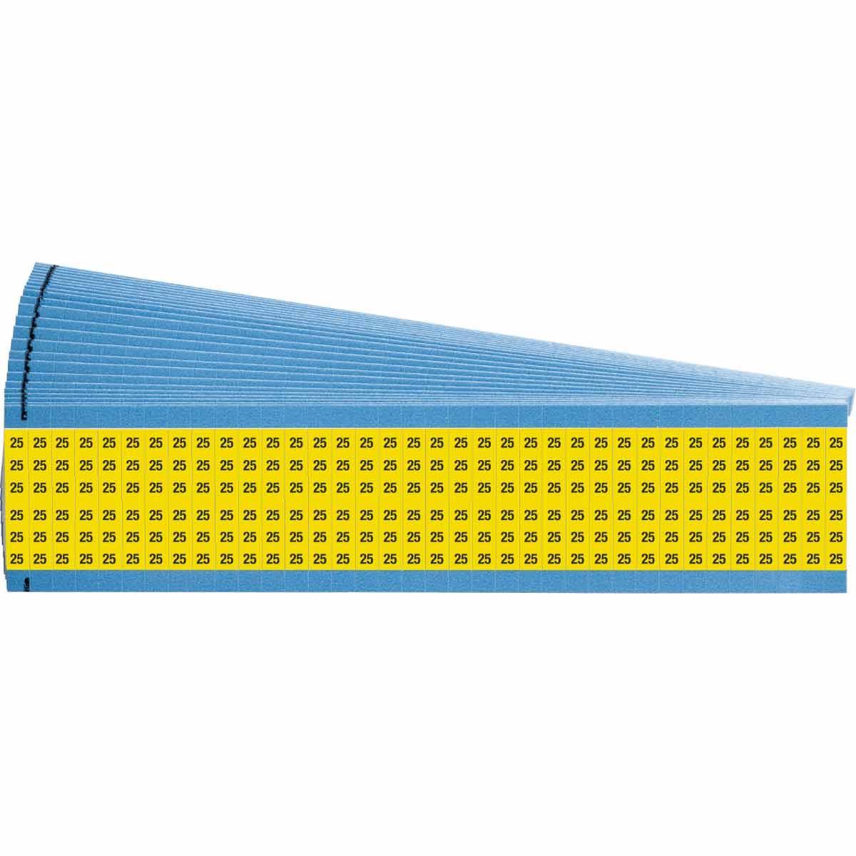 Brady® WM-25-YL-PK Wire Marker Cards