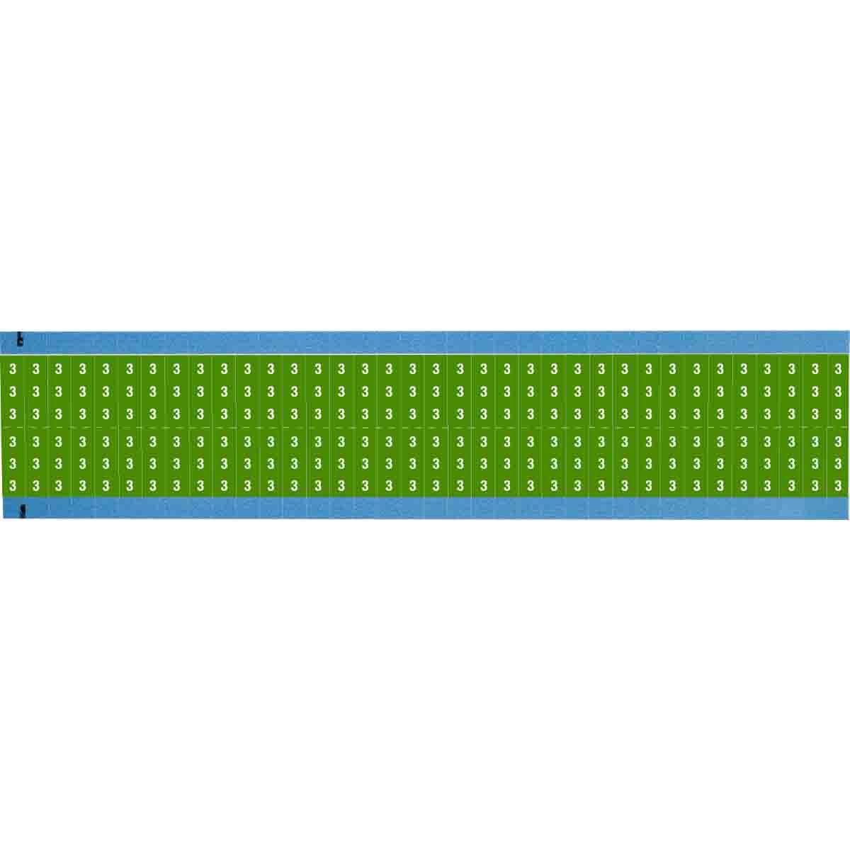 Brady® WM-3-GR-SC-PK Wire Marker Cards