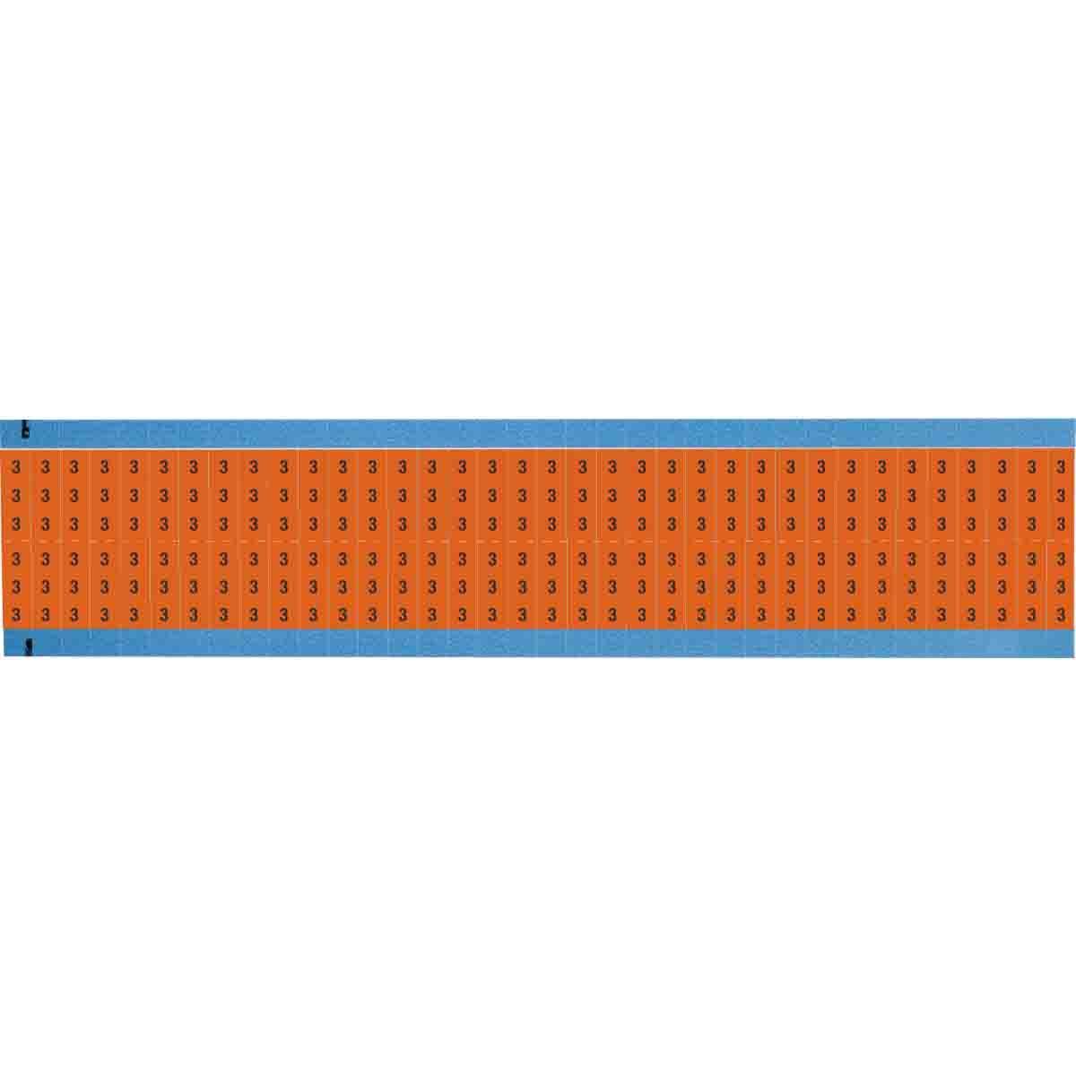 Brady® WM-3-OR-SC-PK Wire Marker Cards