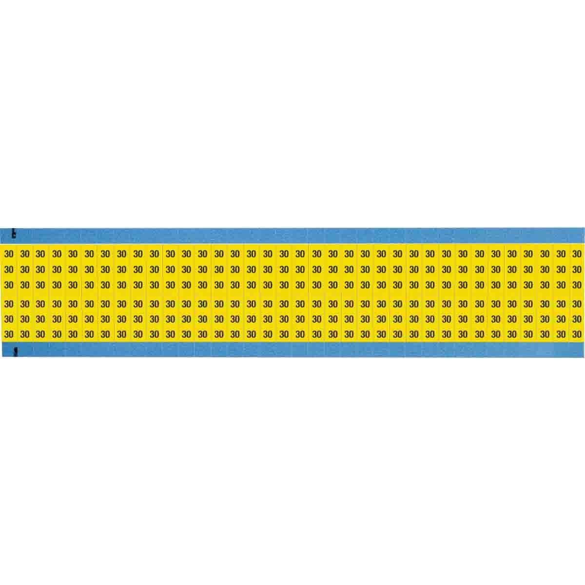 Brady® WM-30-YL-SC-PK Wire Marker Cards