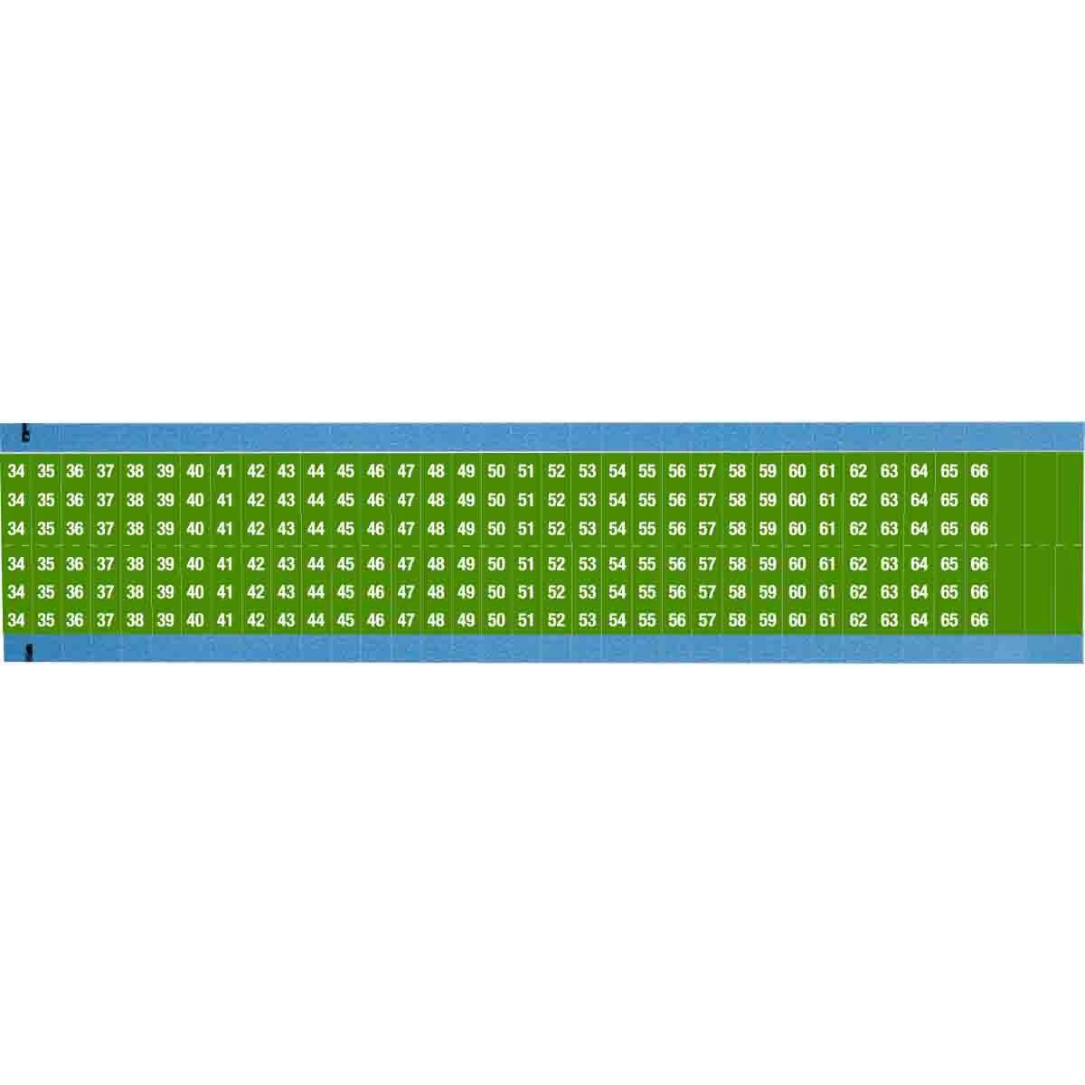 Brady® WM-34-66-GR-SC-PK Wire Marker Cards