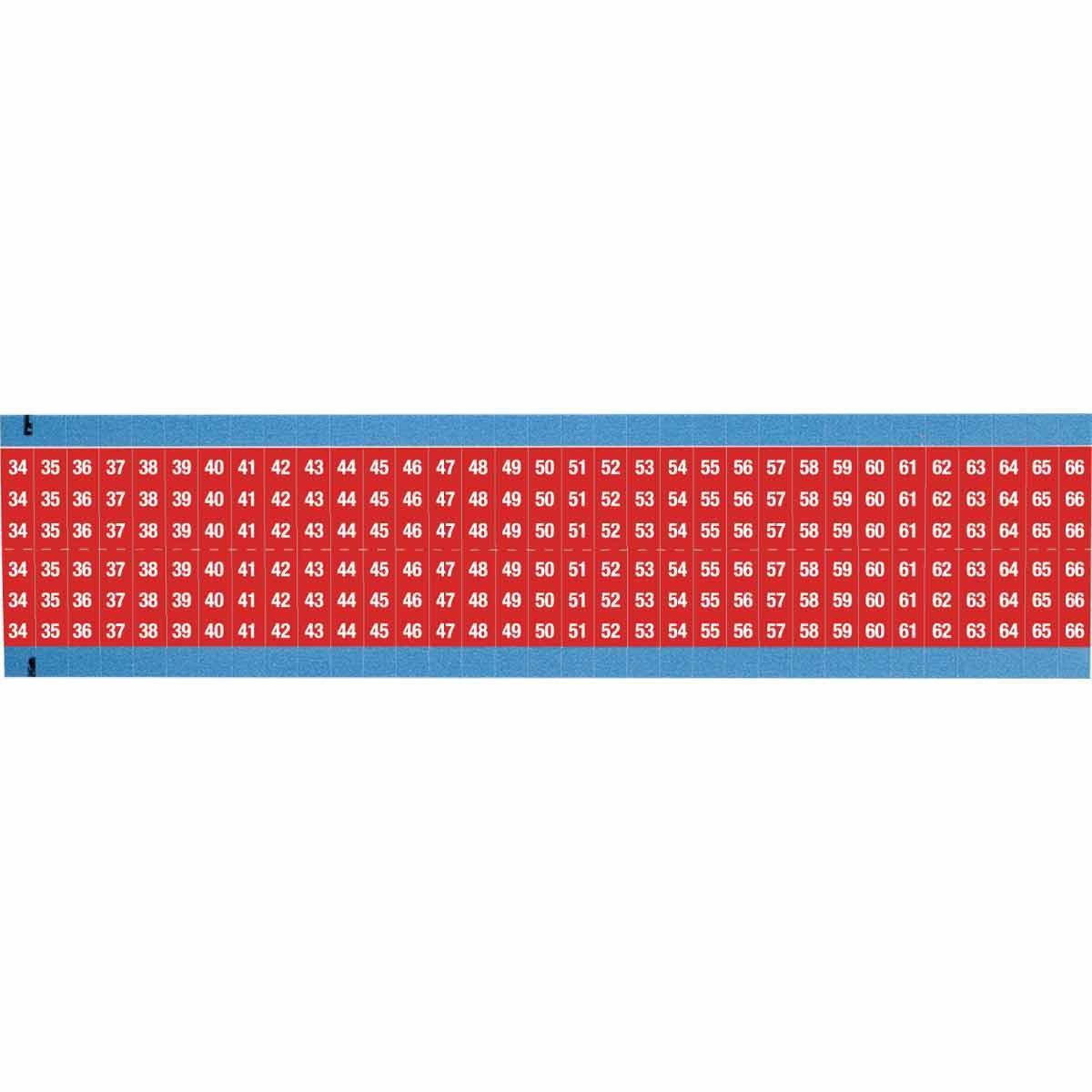Brady® WM-34-66-RD-SC-PK Wire Marker Cards