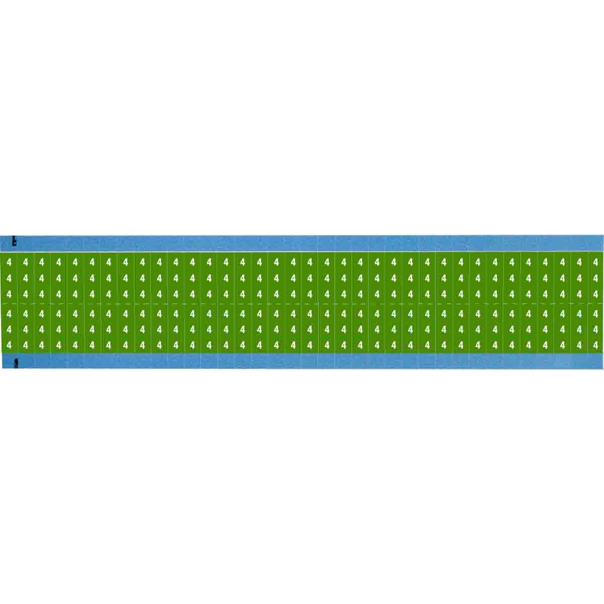 Brady® WM-4-GR-SC-PK Wire Marker Cards