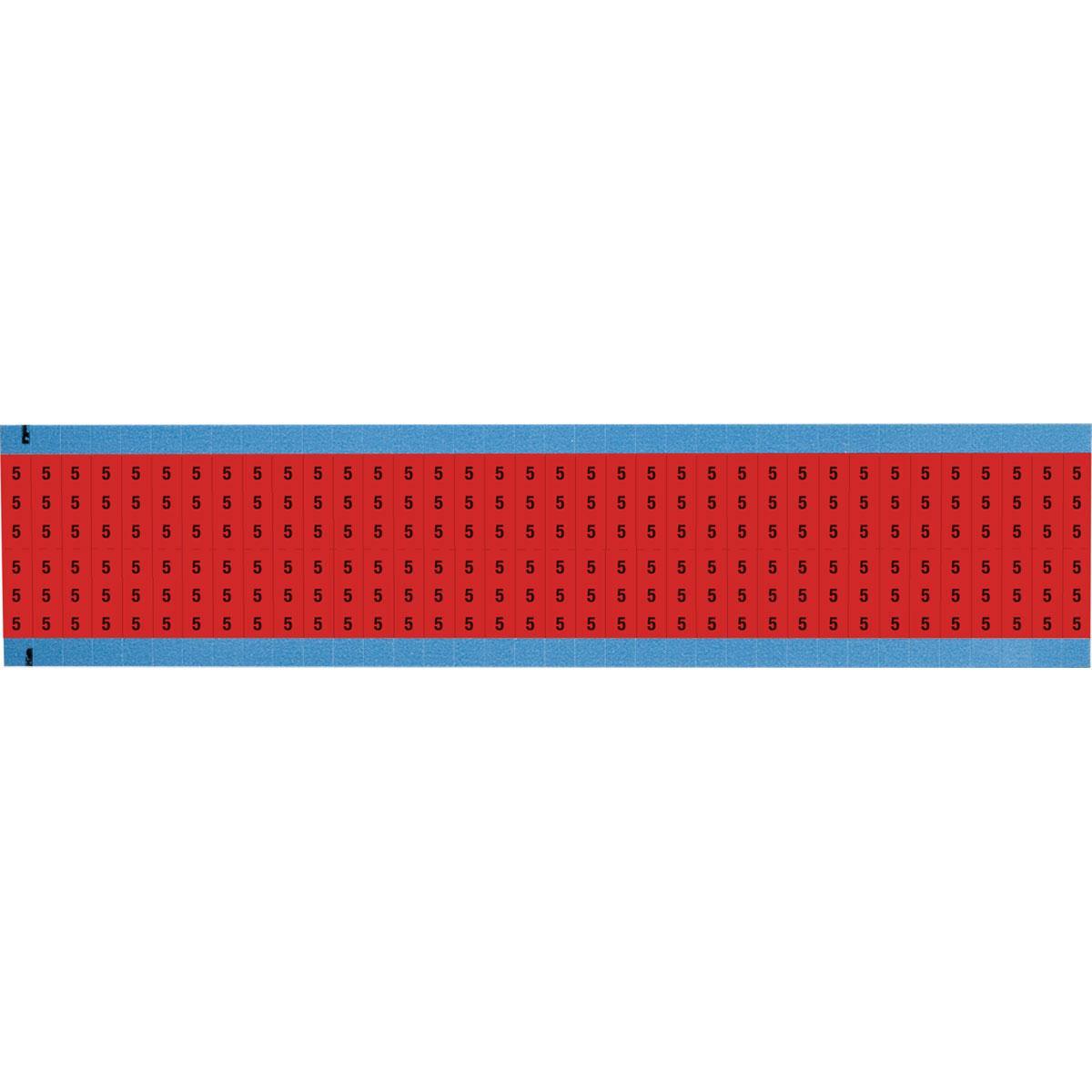 Brady® WM-5-RD-SC-PK Wire Marker Cards