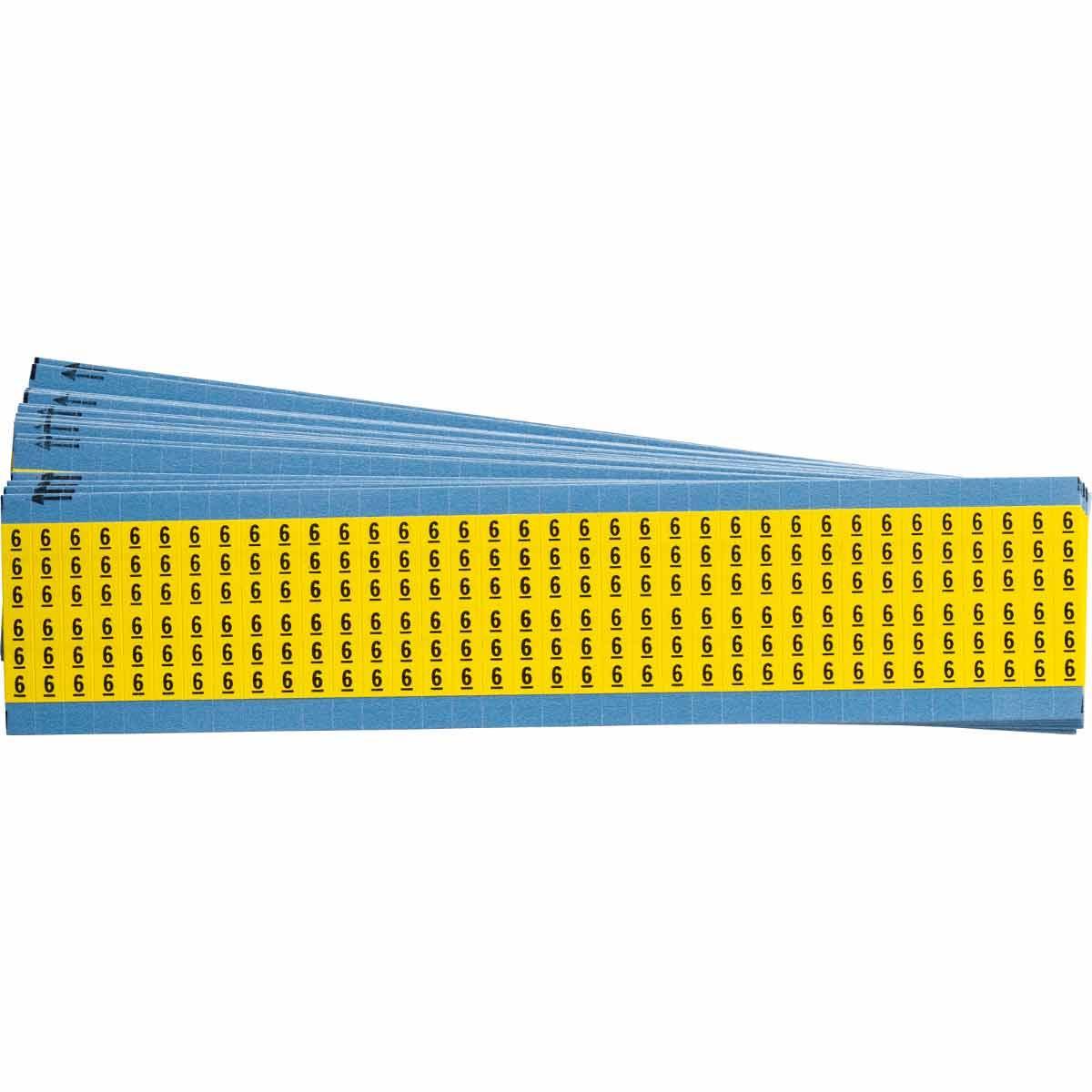 Brady® WM-6-YL-PK Wire Marker Cards