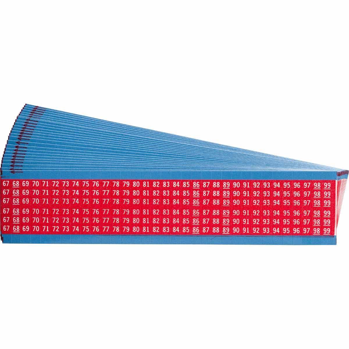 Brady® WM-67-99-RD-PK Wire Marker Cards