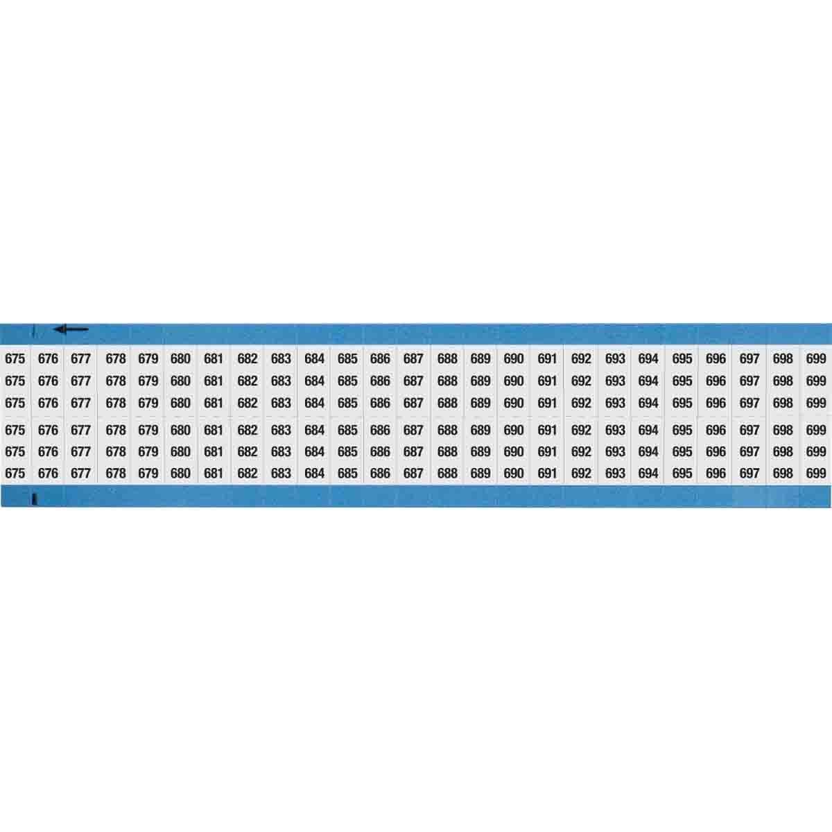 Brady® WM-675-699-SC-PK Wire Marker Cards