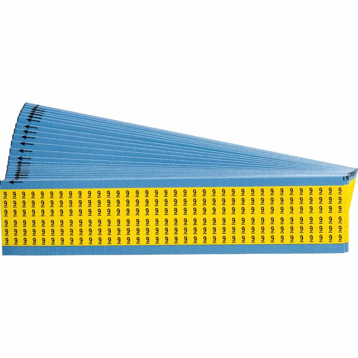 Brady® WM-9-YL-PK Wire Marker Cards