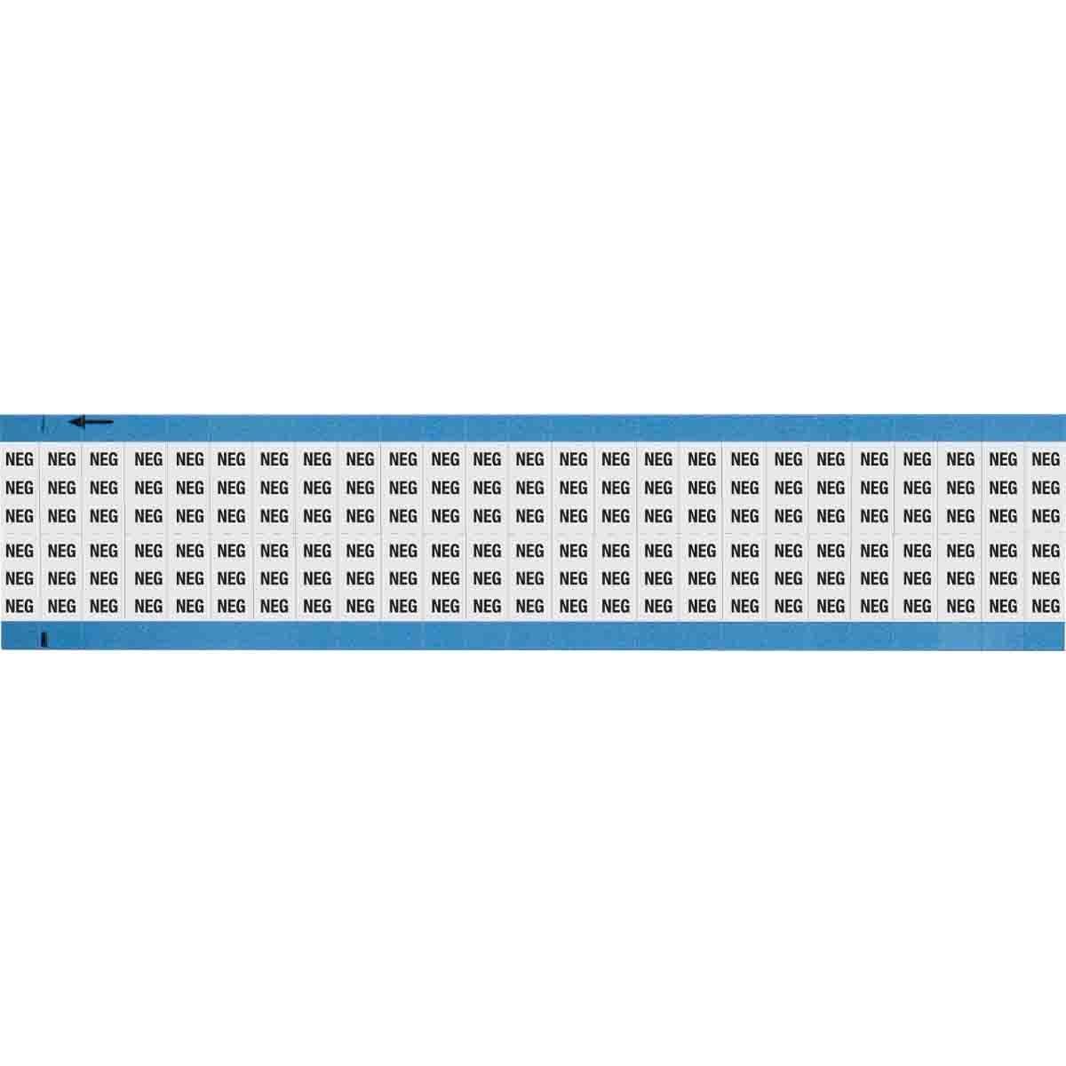 Brady® WM-NEG-SC-PK Wire Marker Cards