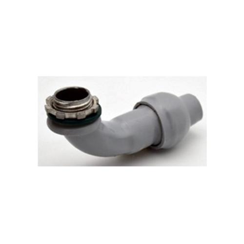 Bridgeport® Mighty-Seal® 895-DC2C Concrete Tight Cable Connector, 1/2 in Trade, 1 Conductor, 0.5 to 0.61 in Cable Openings, Zinc Alloy, Polyolefin Coated