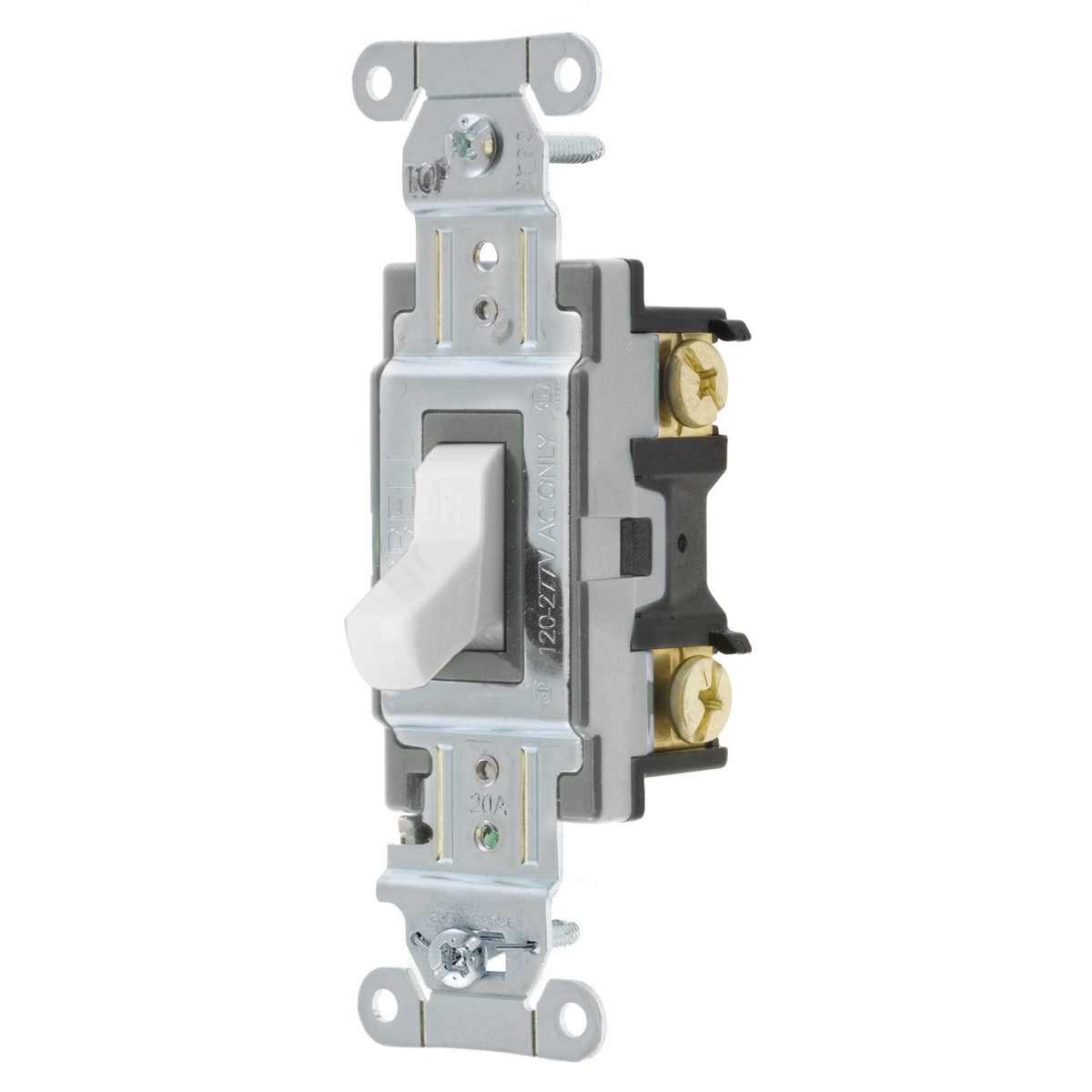 Hubbell Wiring Device-Kellems CSB120WHLV Toggle Switches
