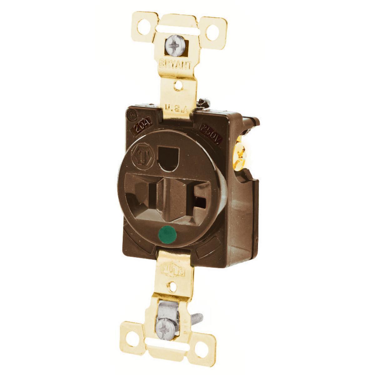 Bryant Electric 8310 Straight Blade Receptacles